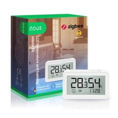 Nous Nous E6 LCD Zigbee Smart Teplotní a Vlhkostní Senzor