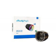 Shelly Shelly Plus Plug S Black Pack 5ks (WiFi)