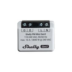 Shelly Shelly PM Mini Gen3 - modul pro měření spotřeby do 16A (WiFi, Bluetooth)