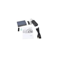 Hikvision Hikvision DS-3E0105P-E Switch, 5 Portu, PoE