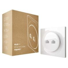 FIBARO Ethernetová zásuvka bez inteligence - FIBARO Walli N Ethernet Outlet (FGWEEU-021)