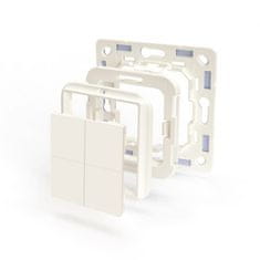 Shelly Shelly BLU Wall Switch 4 & Busch-Jaeger Adapter