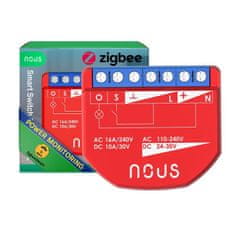 Nous Nous B2Z ZigBee Smart Spínací Modul (1 kanál, měření spotřeby)