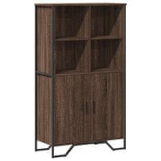 Vidaxl Highboard hnědý dub 79,5 x 35,5 x 137,5 cm kompozitní dřevo