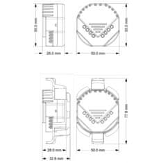 HELTUN HELTUN High Load Switch (HE-HLS01), Z-Wave relé modul 16A