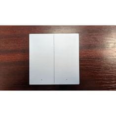 AQARA AQARA Smart Wall Switch H1 EU (With Neutral, Double Rocker) (WS-EUK04) - Zigbee vypínač s dvojitým relé