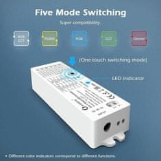 Gledopto GLEDOPTO Zigbee Pro 5-in-1 LED controller (GL-C-001P) - ovladač LED pásů