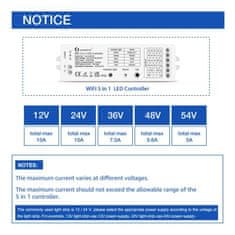 Gledopto GLEDOPTO WiFi 5-in-1 LED controller powered by Tuya (GL-C-001W) - ovladač LED pásů