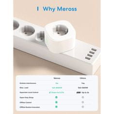 Meross Meross Smart Wi-Fi Zásuvka, MSS210HK, 2 KS (EU verze)