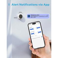 Meross Meross Smart Teplotní a Vlhkostní Senzor, MS100FHK (EU verze)