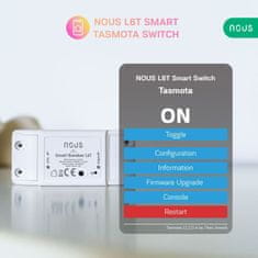 Nous Nous L6T WiFi Smart Spínací Modul s Tasmota firmwarem