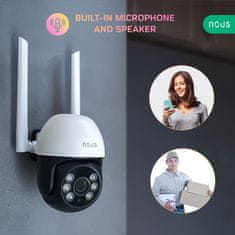 Nous Nous W6 WiFi Smart PTZ Venkovní Mini IP Kamera 3MP Tuya