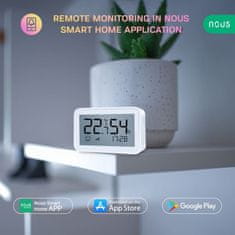 Nous Nous E6 LCD Zigbee Smart Teplotní a Vlhkostní Senzor