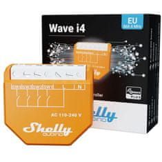 Shelly Shelly Qubino Wave i4 - modul pro aktivaci scén (Z-Wave)