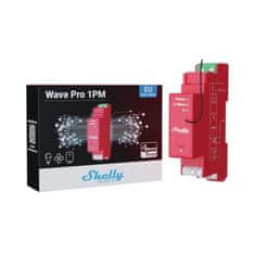 Shelly Shelly Qubino Wave Pro 1PM - spínací modul s měřením spotřeby 1x 16A (Z-Wave)