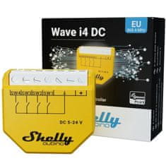 Shelly Shelly Qubino Wave i4 DC - modul pro aktivaci scén (Z-Wave)