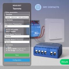 Nous Nous B1T WiFi Tasmota Spínací Modul (1 kanál, bez měření spotřeby, ESP32)