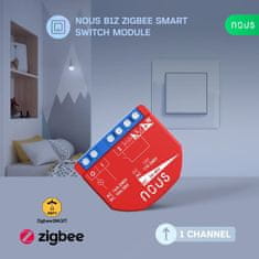 Nous Nous B1Z ZigBee Smart Spínací Modul (1 kanál, bez měření spotřeby)