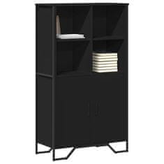 shumee vidaXL Highboard černý 79,5 x 35,5 x 137,5 cm kompozitní dřevo