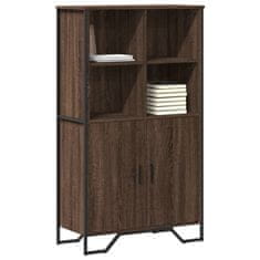 shumee vidaXL Highboard hnědý dub 79,5 x 35,5 x 137,5 cm kompozitní dřevo