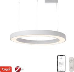 Immax NEO PASTEL SLIM SMART závěsné svítidlo 95 x 7cm 68W bílé Zigbee 3.0, TUYA