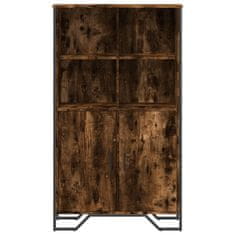 Vidaxl Highboard kouřový dub 79,5 x 35,5 x 137,5 cm kompozitní dřevo