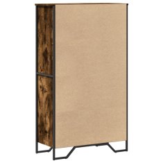 Vidaxl Highboard kouřový dub 79,5 x 35,5 x 137,5 cm kompozitní dřevo