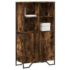 shumee vidaXL Highboard kouřový dub 79,5 x 35,5 x 137,5 cm kompozitní dřevo