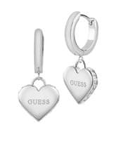 Guess Krásné ocelové náušnice se srdíčky Falling In Love JUBE02236JWRHT/U