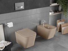 Mexen Mexen Teo rimless WC + SLIM soft-close sedátko, duroplast, cappuccino matt 30854064 - MEXEN