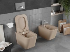 Mexen Mexen Teo rimless WC + SLIM soft-close sedátko, duroplast, cappuccino matt 30854064 - MEXEN