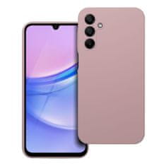 TopQ Kryt Essential Samsung A15 pudrový 127452