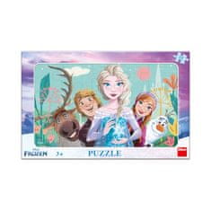 Dino FROZEN: RODINA 15 deskové Puzzle