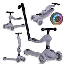 BB-Shop Tiny Bike 2in1Balance tříkolová koloběžka se svítícími kolečky SP0783