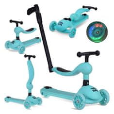 BB-Shop Tiny Bike 2in1Balance tříkolová koloběžka se svítícími kolečky SP0783