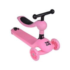 BB-Shop Tiny Bike 2in1Balance tříkolová koloběžka se svítícími kolečky SP0783