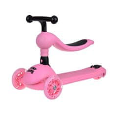 BB-Shop Tiny Bike 2in1Balance tříkolová koloběžka se svítícími kolečky SP0783