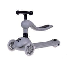 BB-Shop Tiny Bike 2in1Balance tříkolová koloběžka se svítícími kolečky SP0783