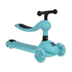 BB-Shop Tiny Bike 2in1Balance tříkolová koloběžka se svítícími kolečky SP0783