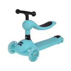 BB-Shop Tiny Bike 2in1Balance tříkolová koloběžka se svítícími kolečky SP0783