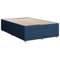 Vidaxl Box spring postel s matrací černá 120x190 cm textil