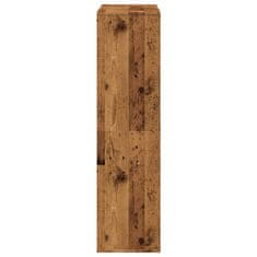 Vidaxl Dělicí stěna old wood 100 x 33 x 125,5 cm kompozitní dřevo