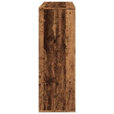 Petromila Knihovna / dělicí stěna old wood 100 x 33 x 94,5 cm