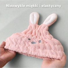 Carla Ručník na vlasy Halfgift bílá One size