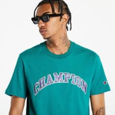 Champion Tričko Crewneck T-Shirt Bottle Green S S Zelená