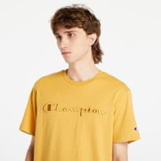 Champion Tričko Crewneck T-Shirt Yellow L Žlutá