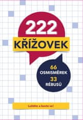 222 křížovek - 66 osmisměrek, 33 rébusů