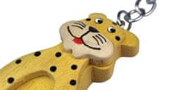 Dvěděti 2Kids Toys Dřevěná klíčenka velká Leopard