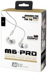 MEE audio M6 PRO 2nd gen., čirá