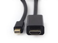 Gembird CABLEXPERT kabel miniDisplayPort na HDMI, 4K, M/M, 1,8m - použité